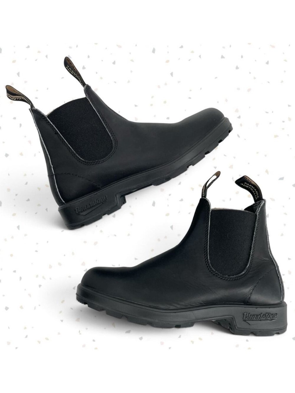 Blundstone 510 Black Leather Chelsea Work Field Boot Gorpcore Unisex AU Size 4.5